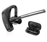 Conambo K10C Bluetooth Earpiece V5.2, Wireless Headset with Dual Mic Noise Cancelling for iOS Android, Trucker, Office