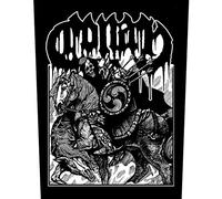 Conan Horseback Battle Hammer Patch - Album Artwork, Logo, Tapered - Black/White, One Size