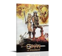 Conan The Barbarian Anti Splash Art Posters Living Room And Bedroom Hanging Paintings Suitable for Multiple Scenarios No Need for Punching Easy to Install Suitable for Gifts And Personal UseFrame-styl