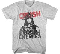 Conan The Barbarian Arnie Crh Your Enemies Men's T Shirt Schwarzenegr Gray XL