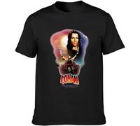 Conan The Barbarian Enough Said Unisex T-Shirt Printed Tee Graphic Top Men Black Shirt(Small)
