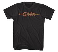 Conan The Barbarian Vintage Movie Logo Men's T Shirt Arnold Schwarzenegger Black
