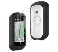 CONAPIKA Case for Gar Min Edge Explore 2 with 3 TPU Screen Protectors, All-Inclusive Silicone Shockproof Protective Case Ultra Thin GPS Scratch-Resistant Non-Slip Edge Protection GPS Bike Accessories