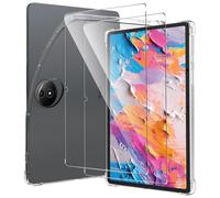 CONAPIKA Clear Case for TCL Nxtpaper 11 Plus 11.5 Inch with 2 Pieces Protective Film, Flexible, Lightweight, Soft TPU Corners, Drop Protection, Bumper, Protective Case, Shockproof, Anti-Scratch Case