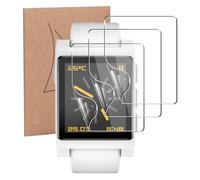 CONAPIKA Pack of 3 Screen Protectors for Pebble Time 2 2026, Ultra Thin Bubble-Free HD Clear Anti-Scratch TPU Screen Protector High Sensitivity Anti-Oil Anti-Bubble Accessories Film