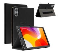 CONAPIKA Tablet Case for Blackview Link 2, Ultra Thin PU Leather Cover Folding Stand Protective Case Auto Sleep/Wake Magnetic Case Cover with Pen Holder and Wrist Strap, Black