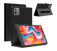 CONAPIKA Tablet Case for Teclast Tablet Artpad Air 11 Inch, Ultra Thin PU Leather Cover Folding Stand Protective Case Auto Sleep/Wake Magnetic Case Cover with Pen Holder and Wrist Strap, Black