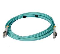 CONBIC LWL fiber optic cable - 10m OM3 LC to LC connector, duplex 50/125 patch cable - fiber optic cable 10 meters
