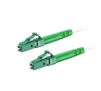 CONBIC® LWL Simplex Fibre Optic Cable LC/APC 8° to LC/APC 8°, White, OS2, 2m, G.657.A2
