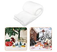 ConBlom 7.8Ft/2.4m Roll of Artificial Fake Christmas Snow Blanket, 17mm Thickness, 31.4" in Width, Soft White (Pure White)