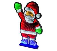 ConBlom Infinity Mirror Tunnel LED Night Light, Tunnel Mirror Neon Sign,USB and Battery Operated,3D Tunnel Lamp Desktop Lamp for Bedroom,Living Room Holidays Party Christmas Decor (Santa Claus)