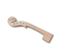 Conboxus 5 String Violin Neck 4/4 Maple hand carved Violin Parts Neck head Replacement 1 pcs (4 String)