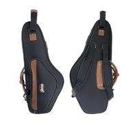Conboxus Alto Saxophone Case,Oxford Cloth with Padded Backpack Straps,Lightweight Durable Tenor Alto Soft Sax Gig Bag,Accessories Storage (black)