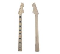 Conboxus Big Head Electric Guitar Neck, 22 Fret 27-inch Maple Guitar Heads,Replacement Electric Bass Necks Square inlay,Normal nut, Bolt on heel Without Binding