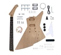 Conboxus DIY Electric Guitar Kit with Mahogany Body and Neck, 22Fret 628mm 6-String Electric Guitar Kits Complete DIY Guitar Making Kit for Adults Beginner Luthier Gift (TZ08)