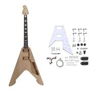 Conboxus DIY Electric Guitar Kit with Mahogany Body and Neck, 22Fret 628mm 6-String Electric Guitar Kits Complete guitar accessories set for Beginner Luthier Gift