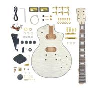 Conboxus DIY Electric Guitar Kit with Mahogany Body and Neck, 22Fret 628mm 6-String Electric Guitar Kits Complete DIY Guitar Making Kit for Adults Beginner Luthier Gift (TZ-07)