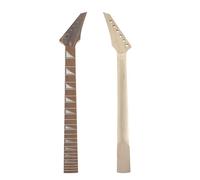 Conboxus Electric Guitar Neck 24 fret 25.5 inch Maple Rosewood Fretboard Guitar Neck Floyd Rose Locking Nut Cool Inlay Bolt on heel