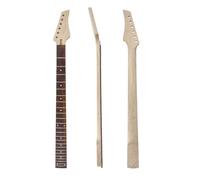 Conboxus Electric Guitar Neck 24 Fret 30 inch Maple Head Rosewood Fretboard Replacement Bolt on heel White Dots Inlays (Y6-3)