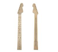 Conboxus Guitar Neck, 22 Fret 628mm Maple Big Heads Electric Bass Necks Black Dots Inly,Normal nut,Bolt on heel,Without Binding,The neck adjustment at the tailstock