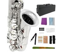 Conboxus Student Eb Alto Saxophone E Flat for Beginners Sax Full Kit with Pads Cushions,Hard Carrying Case,Neck Strap,Reeds,Cleaning Cloth & Rod,Mouthpiece,Gloves