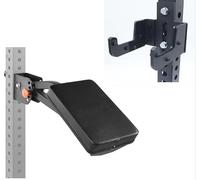 CONBUT Bulldog Rowing Mat & Barbell Hook Set, 3-in-1 Leg Extender & Leg Curls for Power Racks, Height Adjustable, Heavy Duty Steel, Compatible with 16mm Squat Racks