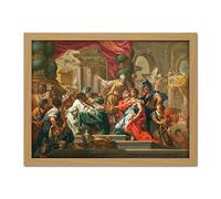 Conca Alexander Great Temple Jerusalem Painting Artwork Framed Wall Art Print 18X24 Inch