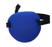 Concave Eye Patch Foam Groove Washable Eyeshades for Pirate 3D Eye Mask Eye Patch Cosplay(Blue)