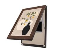 Conceal The Electricity Meter Hydraulic Lift up Opening Fuse Box Cover Cabinet Decorative Electrical Panel Entrance Hall Balcony(C,55x45cm)