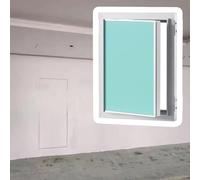 Concealed Access Door, Paintable Plasterboard & Aluminum Frame, Wall/Ceiling Hole Cover, Push to Open, Attic Plumbing Access Panel