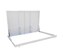 Concealed Access Hatch for Basement Manual Floor Door with Recessed Design Secure Entry Solution for Crawl Spaces and Attics Durable and Easy to Install