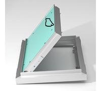 Concealed Access Panel for Drywall, Flush Mount Paintable Cover Plate for Seamless Wall Repair and Maintenance
