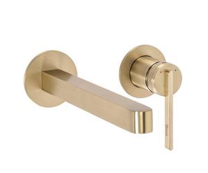 Concealed Basin Tap Rea Grace Brush Gold
