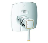 Concealed Bath Shower Mixer Grohe Grandera Built-in Chrome/Gold