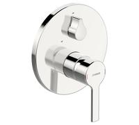 Concealed Bath Shower Mixer Hansa RONDA Round, with safety device Chrome