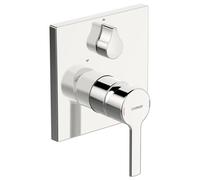 Concealed Bath Shower Mixer Hansa RONDA Square Chrome