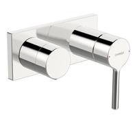 Concealed Bath Shower Mixer Hansa VANTIS Style Rectangular Chrome