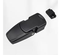 Concealed Cabinet Lock V7-20-111-20 Electrical Box Hardware Hidden Buckle Lock Push Button Switch Metal Distribution Box Chassis Lock Parts(black)