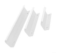 Concealed Cabinet Pull for Kitchen, Bathroom & Office Finger For Edge Drawer Pull in Aluminum Alloy, Modern Rounded Corner Design, 80-300mm Length Options(300m)