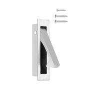 Concealed Cabinet Pull Replacement Stainless Steel Sliding Door Handle Hardware Pocket Door Pulls Cabinet Grips Recessed Finger Flush Pulls