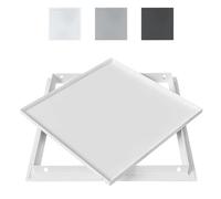 Concealed Ceiling Access Panel, Metal Inspection Hatch for Hotel/Residential, Aluminum Frame, Baked Enamel Finish, Attic Access Cover for Electrical/Wiring and Cables(White,40 * 40cm)