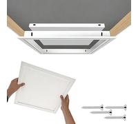 Concealed Ceiling Aluminium Access Panel for Drywall, Detachable Attic Access Door Flush Mounted, Paintable Plumbing Cables Inspection Cover Ceiling Panels/Inspection Hatch(10x16in/25.4x40.6cm)
