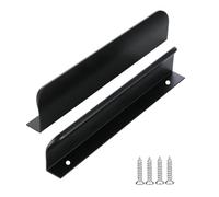 Concealed Cupboard Handles, Aluminum Invisible Kitchen Cabinet Finger Edge Pulls for Modern Drawer and Wardrobe Furniture Hardware