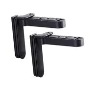 Concealed Door Hinge - Heavy-Duty Zinc Alloy Pivot Hinge for Shelving & Cabinets, Adjustable, Easy to Install- Black