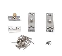 Concealed Door Hinge Stainless Steel Heavy Duty 360 Degree Rotation Ball Bearing Pivot Hinge for Wooden Doors Aluminum Frames Glass Doors Silver Color 220LBS Load Bearing 2 Hinges