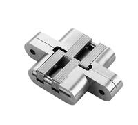 Concealed Door Hinges - Hundred Eighty Degree Invisible Hardware, Zinc Alloy Die Cast Base, Self Closing Soft Stop Mechanism, 3D Adjustable | Joint for Interior Home Bookcase Bathroom Bedroo