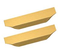 Concealed Drawer Handles, DrawerHandles Wardrobe Kitchen Cupboard Furniture Knobs Brushed Bronze 2 Pieces (Overall Length 1100mm)