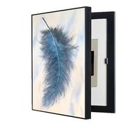 Concealed Electrical Panel Cover, Left-Hinged Access, Decorative Fuse Box Screen, Artistic Distribution Board Front, Removable Wall-Mounted Utility Box Decor
