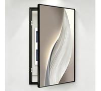 Concealed Electrical Panel Cover, Right-Hinged Access, Decorative Fuse Box Screen, Removable Wall-Mounted Utility Box Decor Home Entrance