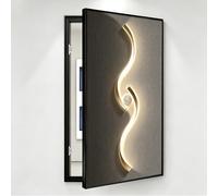 Concealed Electrical Panel Cover, Right-Hinged Access, Decorative Fuse Box Screen, Removable Wall-Mounted Utility Box Decor Home Entrance